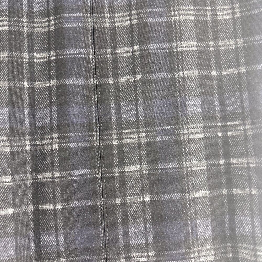 Christopher & Banks Dress Pants Mid Rise Plaid Shaped Fit Size XL Women Stretchy - Picture 2 of 16